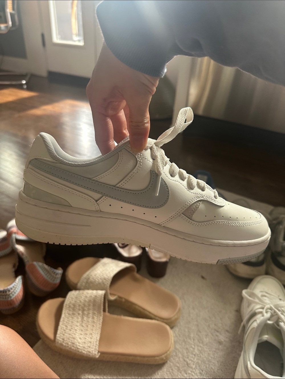 Nike shoes - essentially brand new. Worn once.